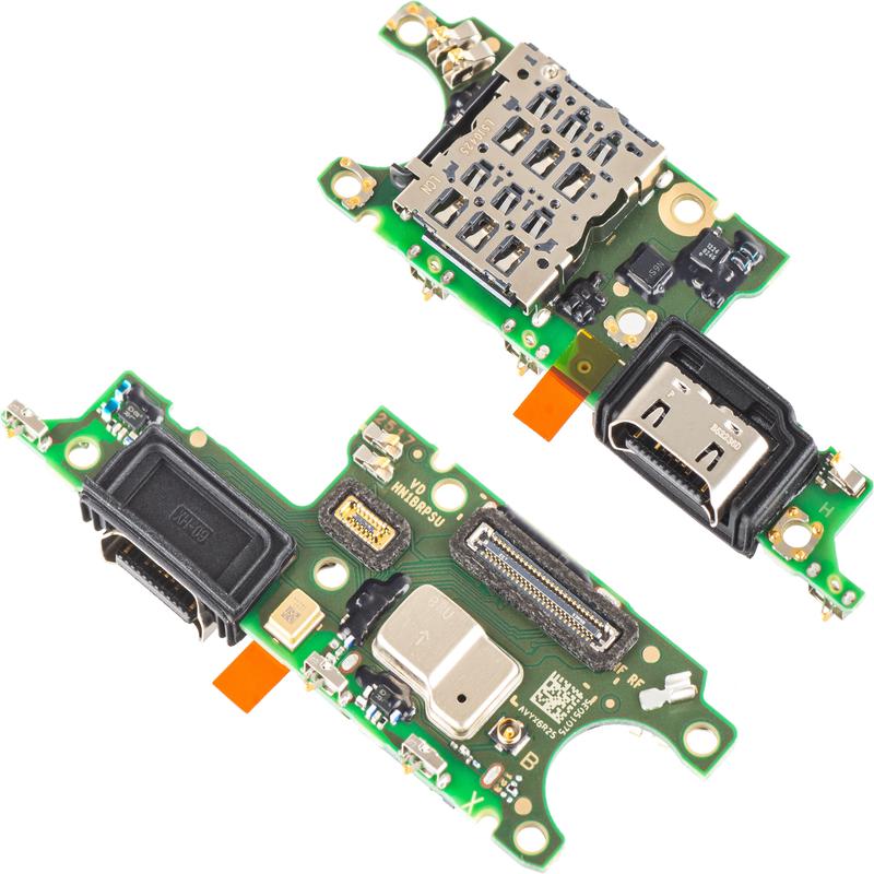 Placa con Conector de Carga - Micrfono - Mdulo Lector SIM Honor X9c / Magic7 Lite, Service Pack 0235AMMD