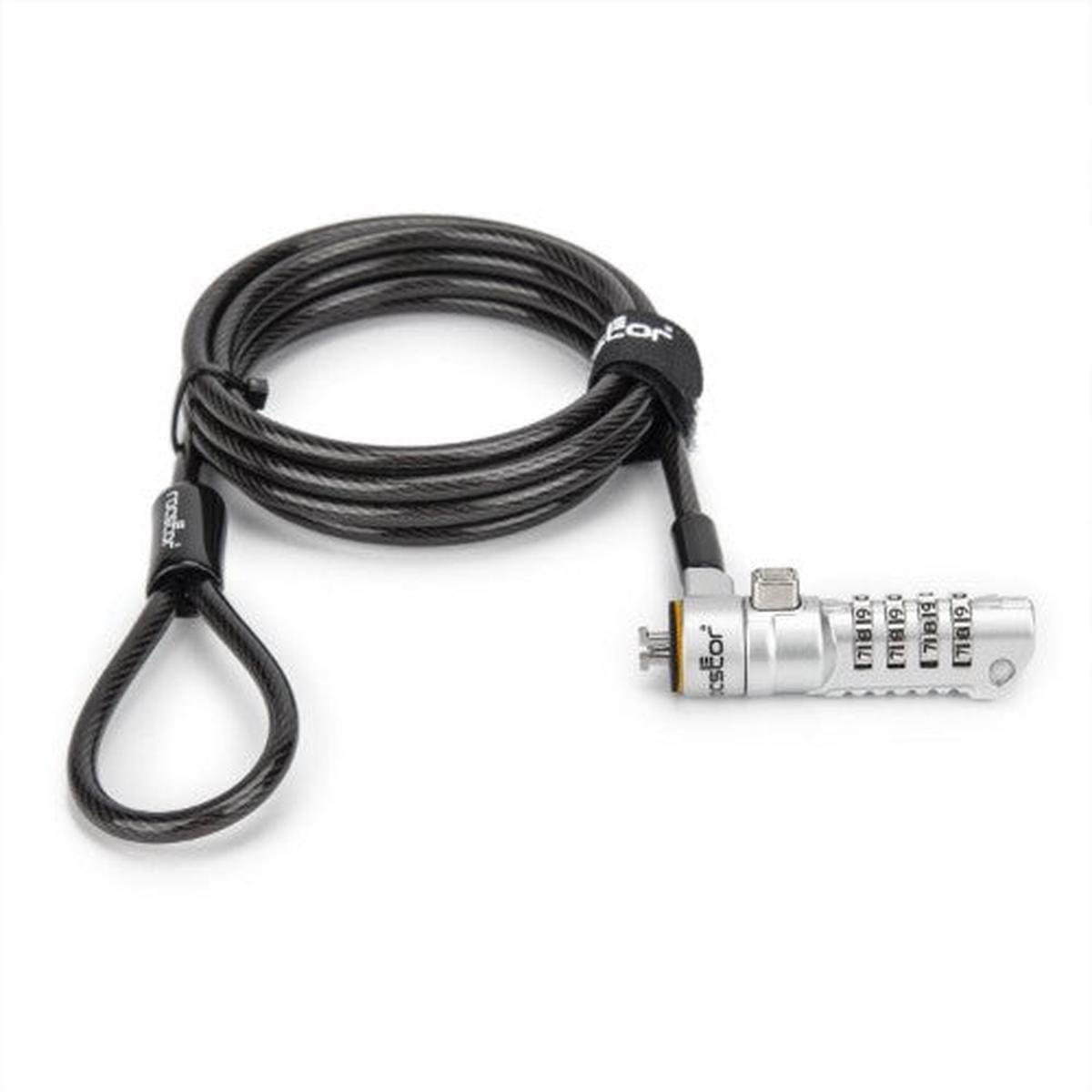 Rocstor Rocbolt N19 cable lock Black, Silver