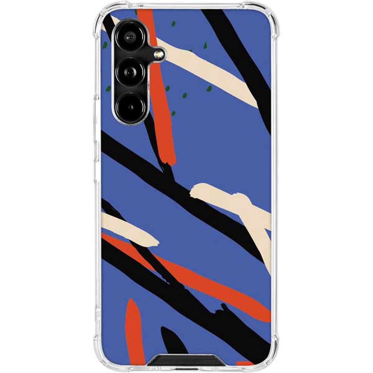 Abstract Lines Galaxy A54 5G Clear Case