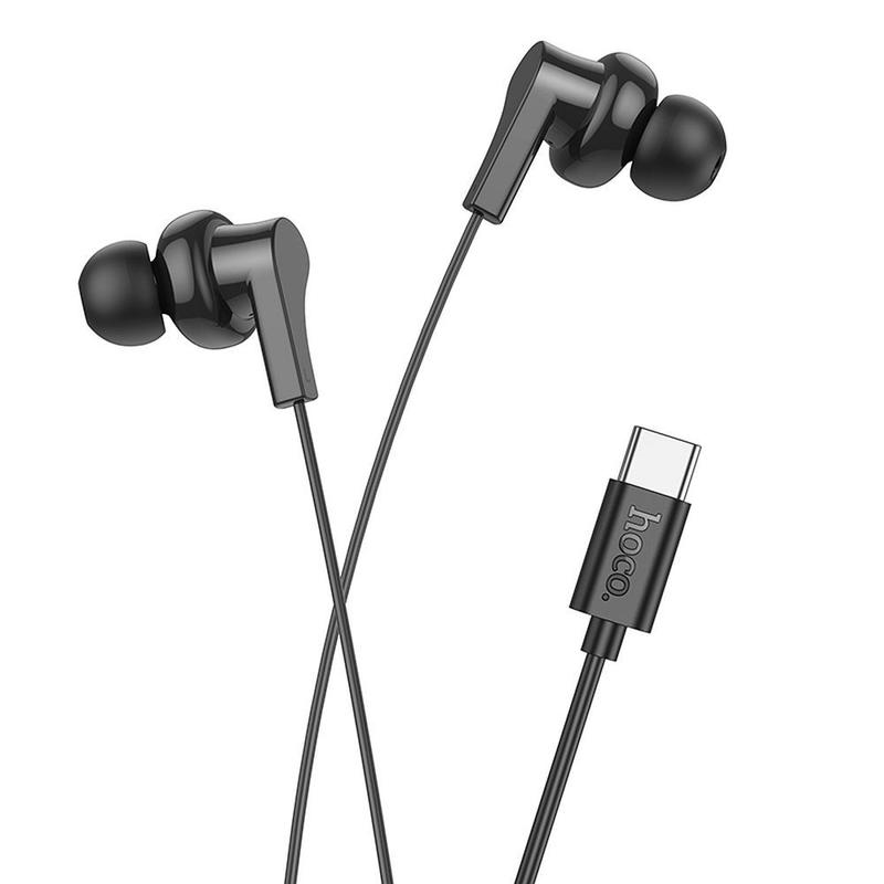 Manos libres USB-C HOCO M114, Negro