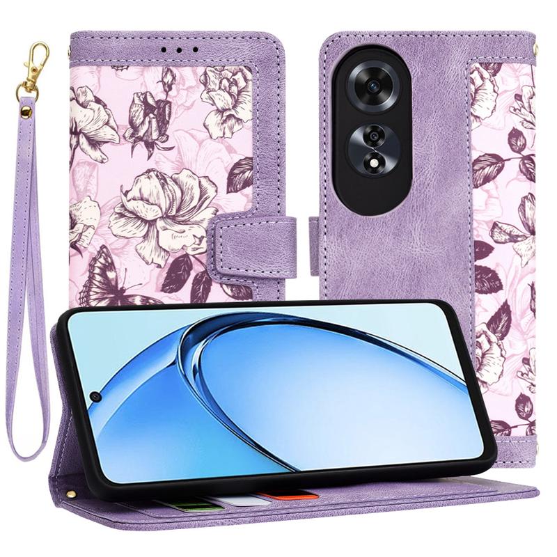Funda para Oppo A60, Techsuit, FlipCraft, Morado