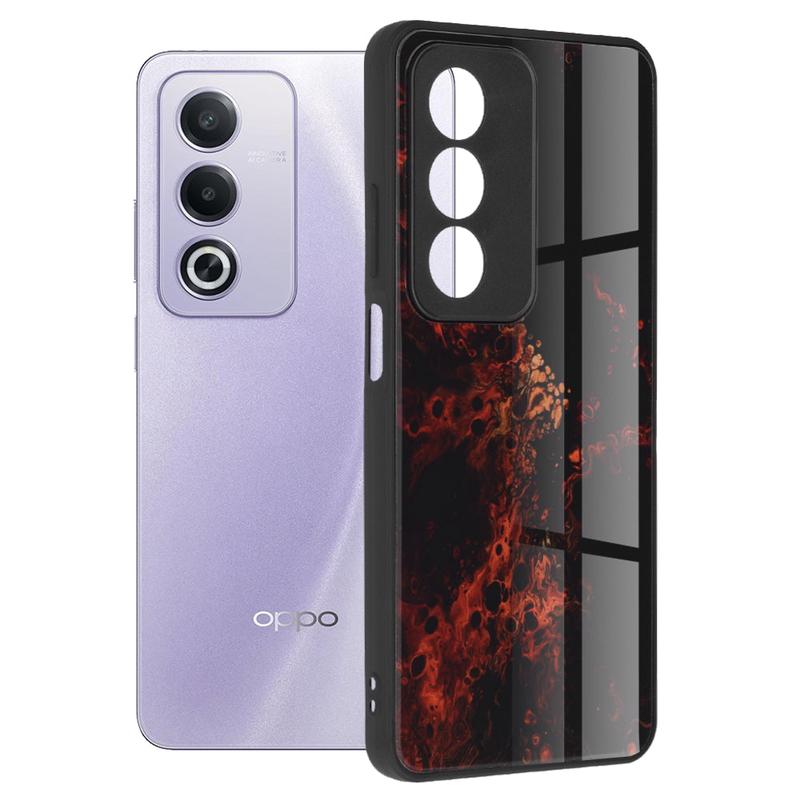 Funda para Oppo A80, Techsuit, Glaze, Roja