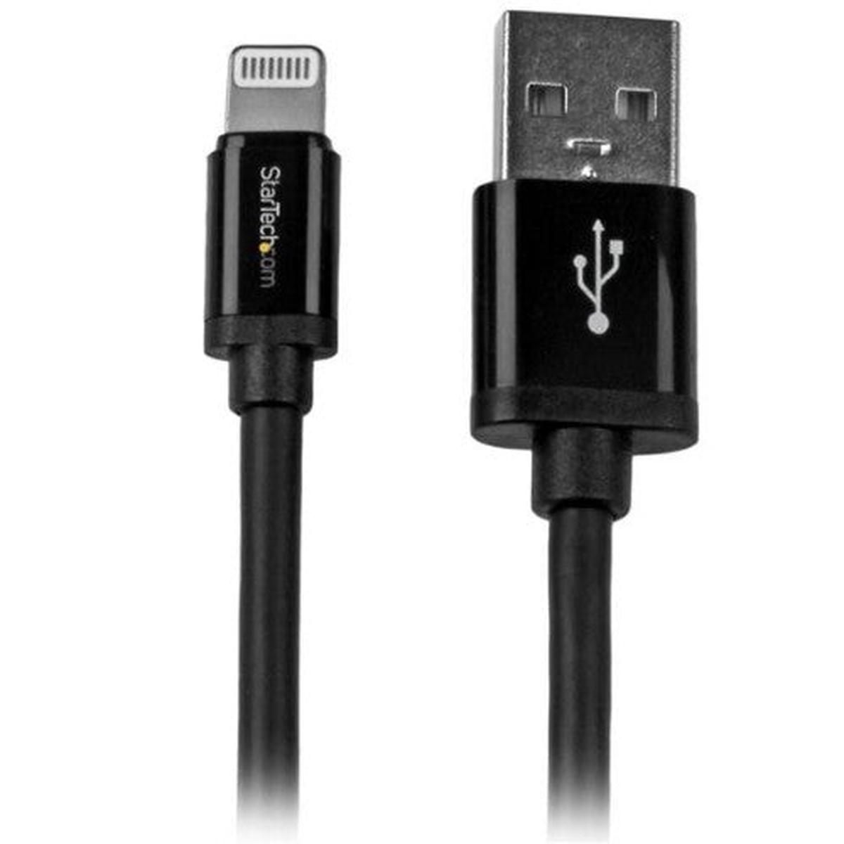 StarTech.com USBLT2MB lightning cable 78.7" (2 m) Black