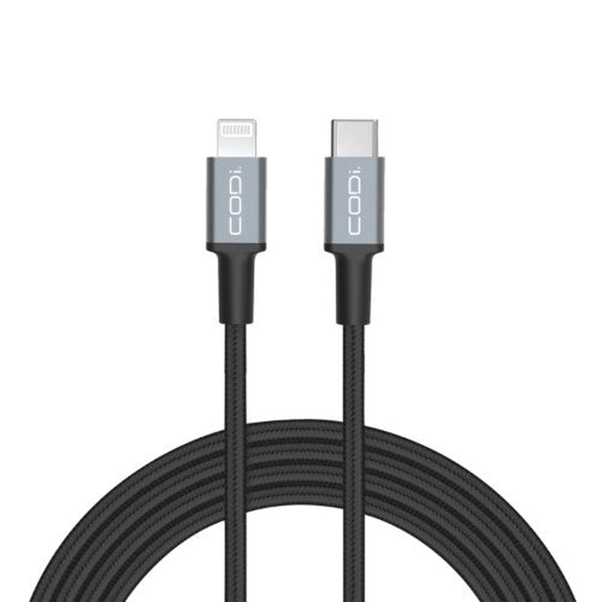 CODi A01072 lightning cable 70.9" (1.8 m) Black