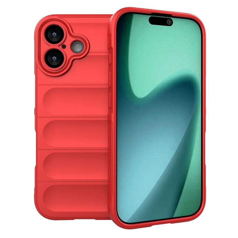 Funda para Apple iPhone 17, Techsuit, Magic Shield, Roja