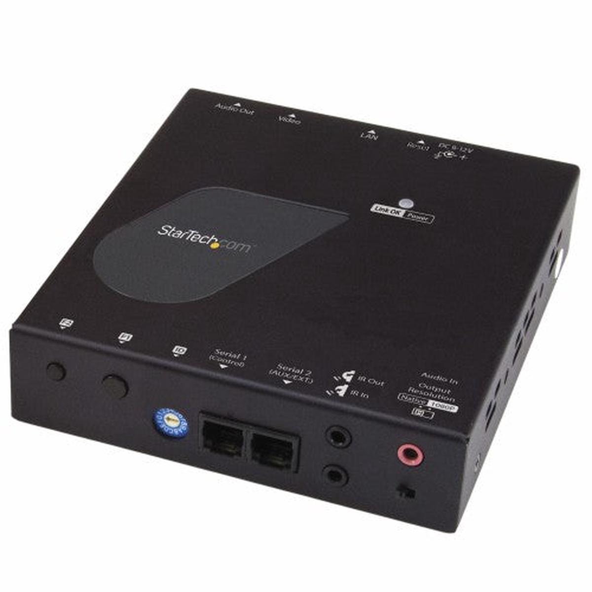 StarTech.com ST12MHDLAN4R AV extender AV receiver Black