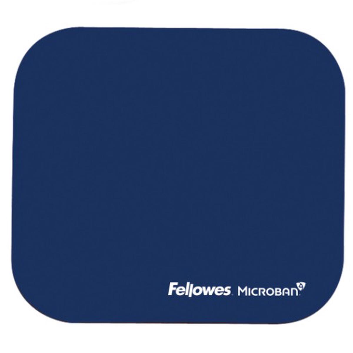 Fellowes Microban Mouse Pad Navy Blue