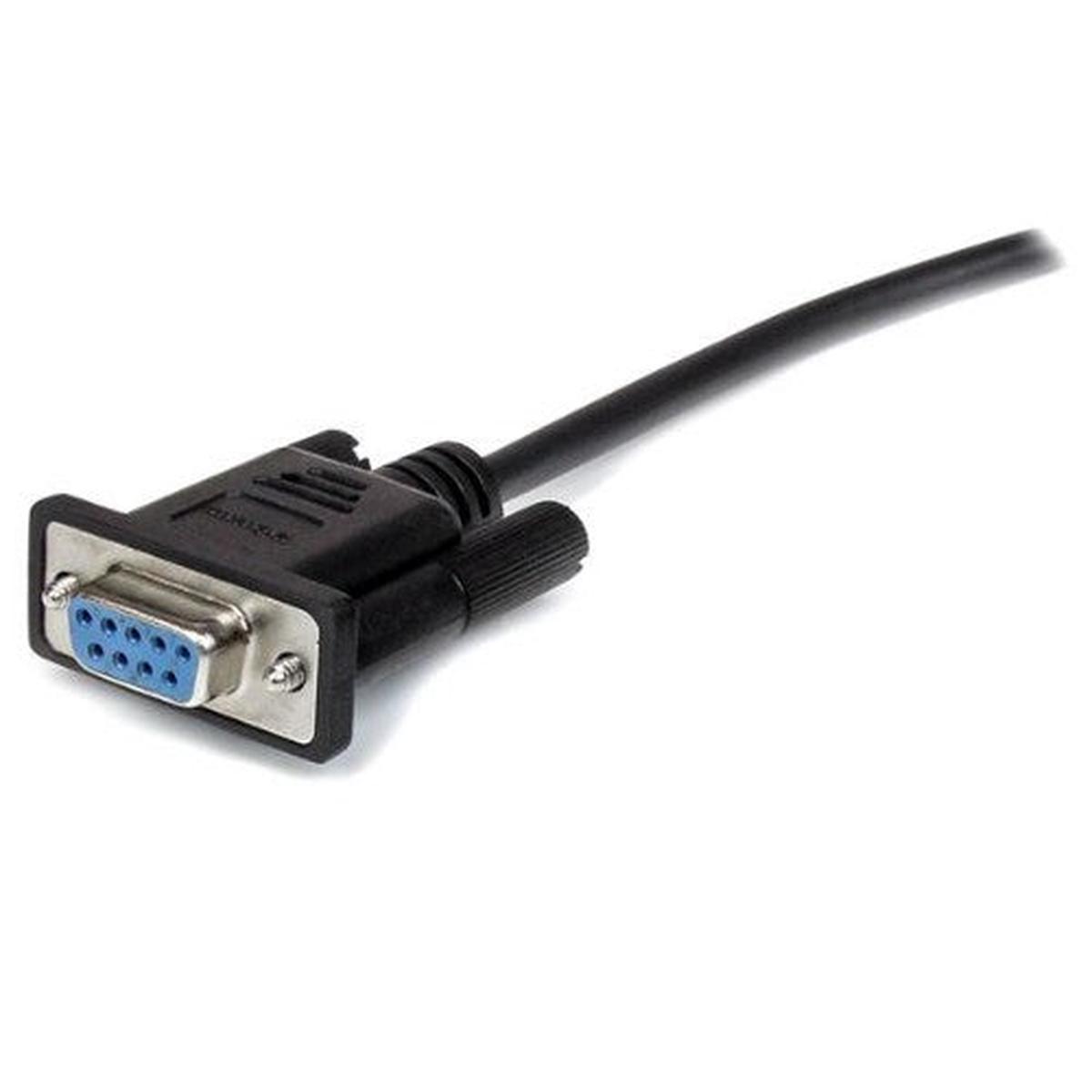 StarTech.com MXT1003MBK serial cable Black 118.1" (3 m) DB-9