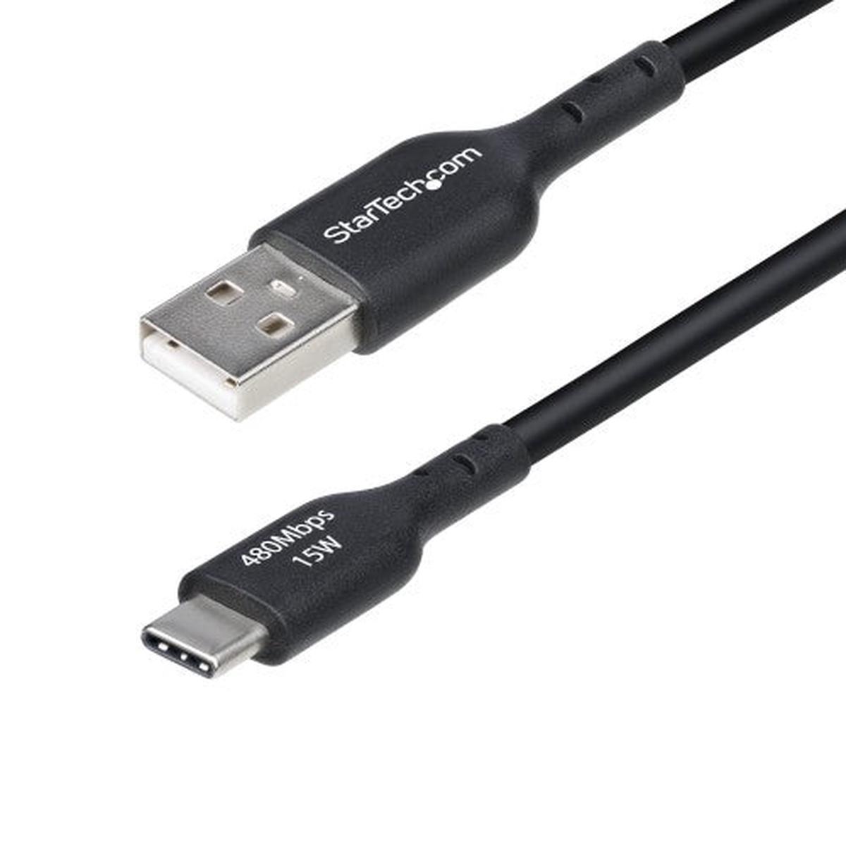 StarTech.com USB2AC10FBKE USB cable USB 2.0 122" (3.1 m) USB A USB C Black