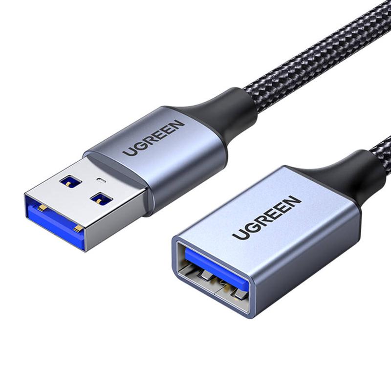 USB 3.0 UGREEN US115 Extensor USB 3.0, 1m, Gris