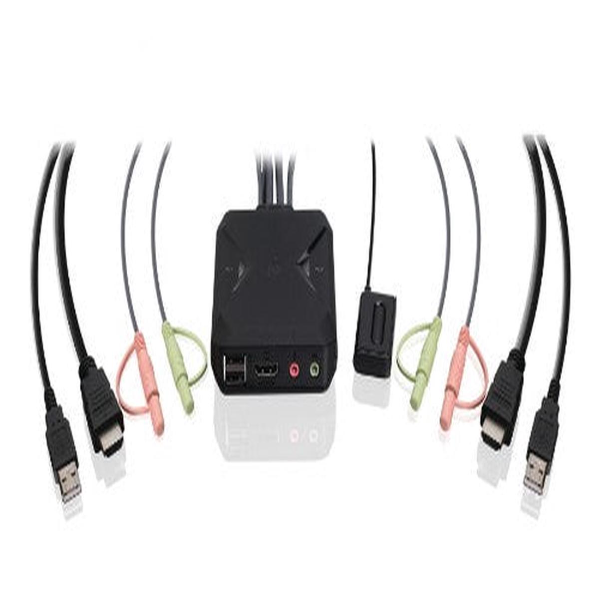 iogear GCS92HU KVM switch Black