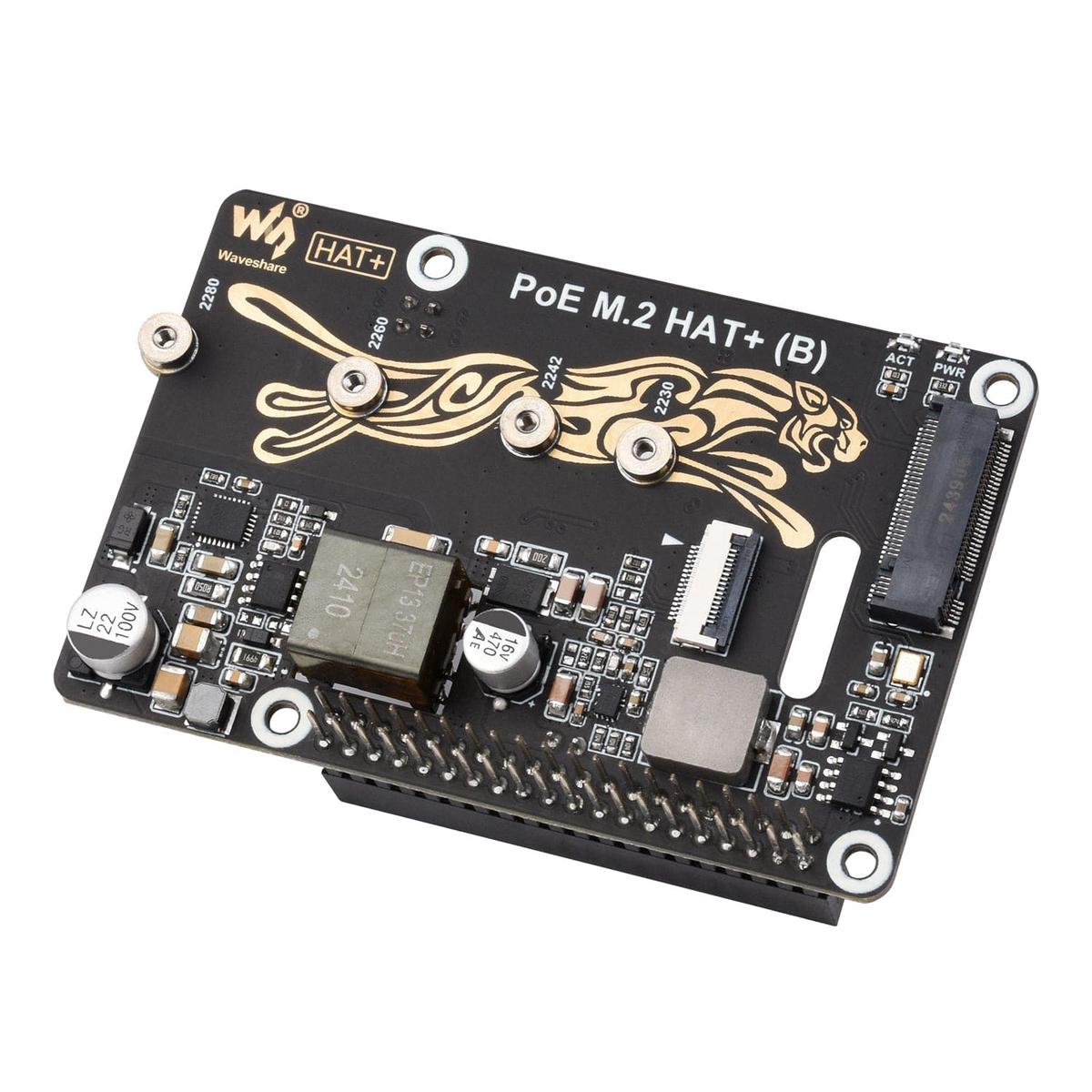 PoE M.2 HAT+ (B) for Raspberry Pi 5