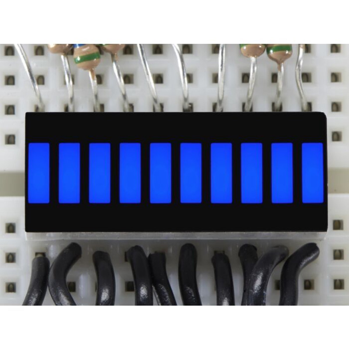 Blue 10 Segment Light Bar Graph Led Display