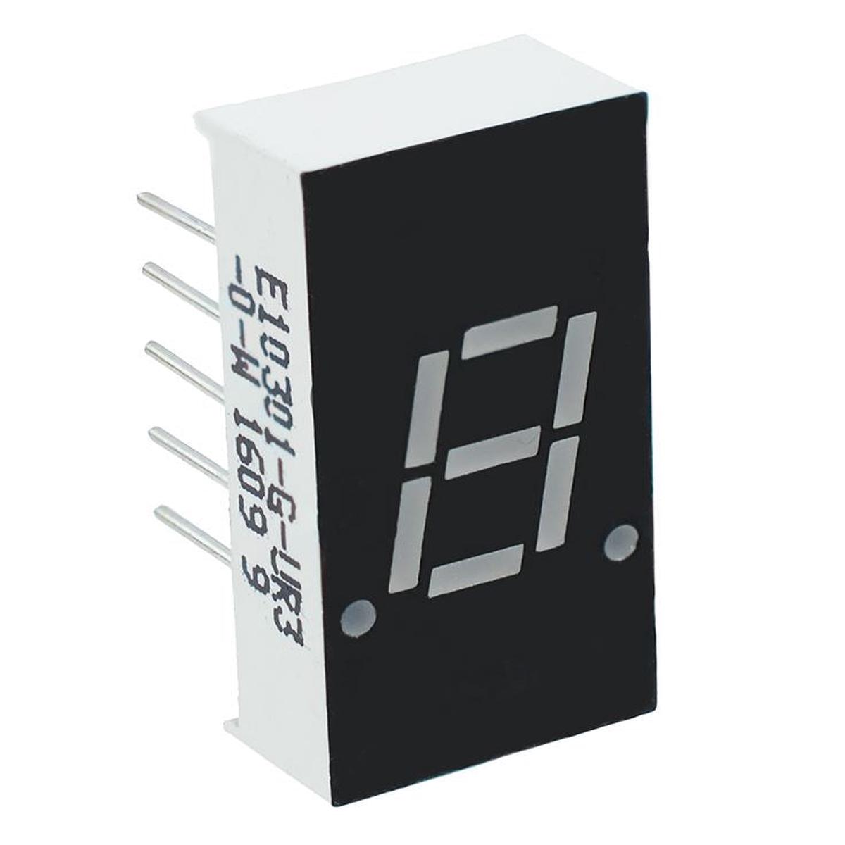 Red 0.30" Seven Segment Display Anode LED