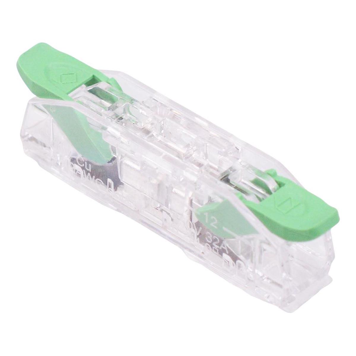 Spring Lever Inline Splicing Terminal Block Connector 32A 450V