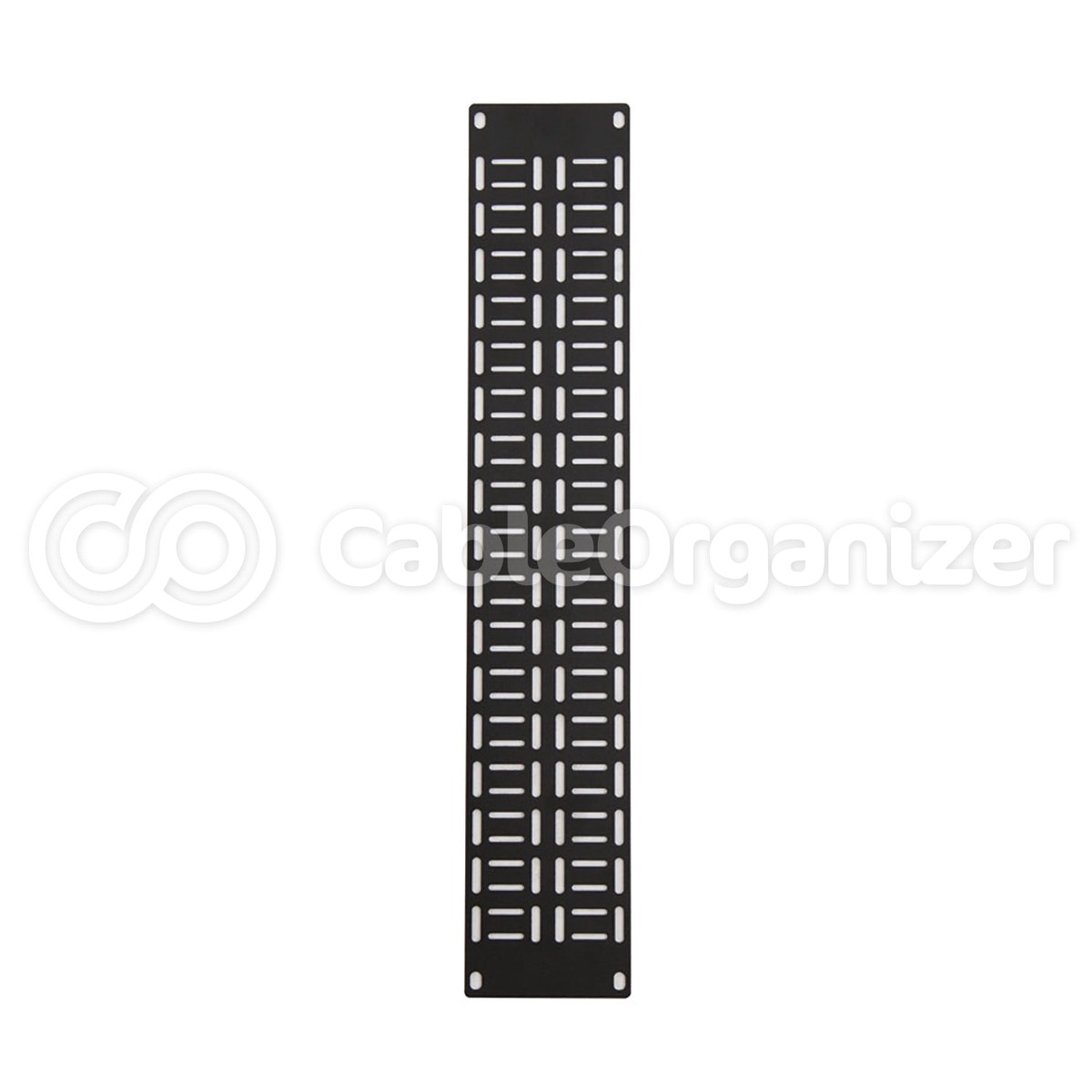 Kendall Howard 2U Flat Cable Lacing Panel