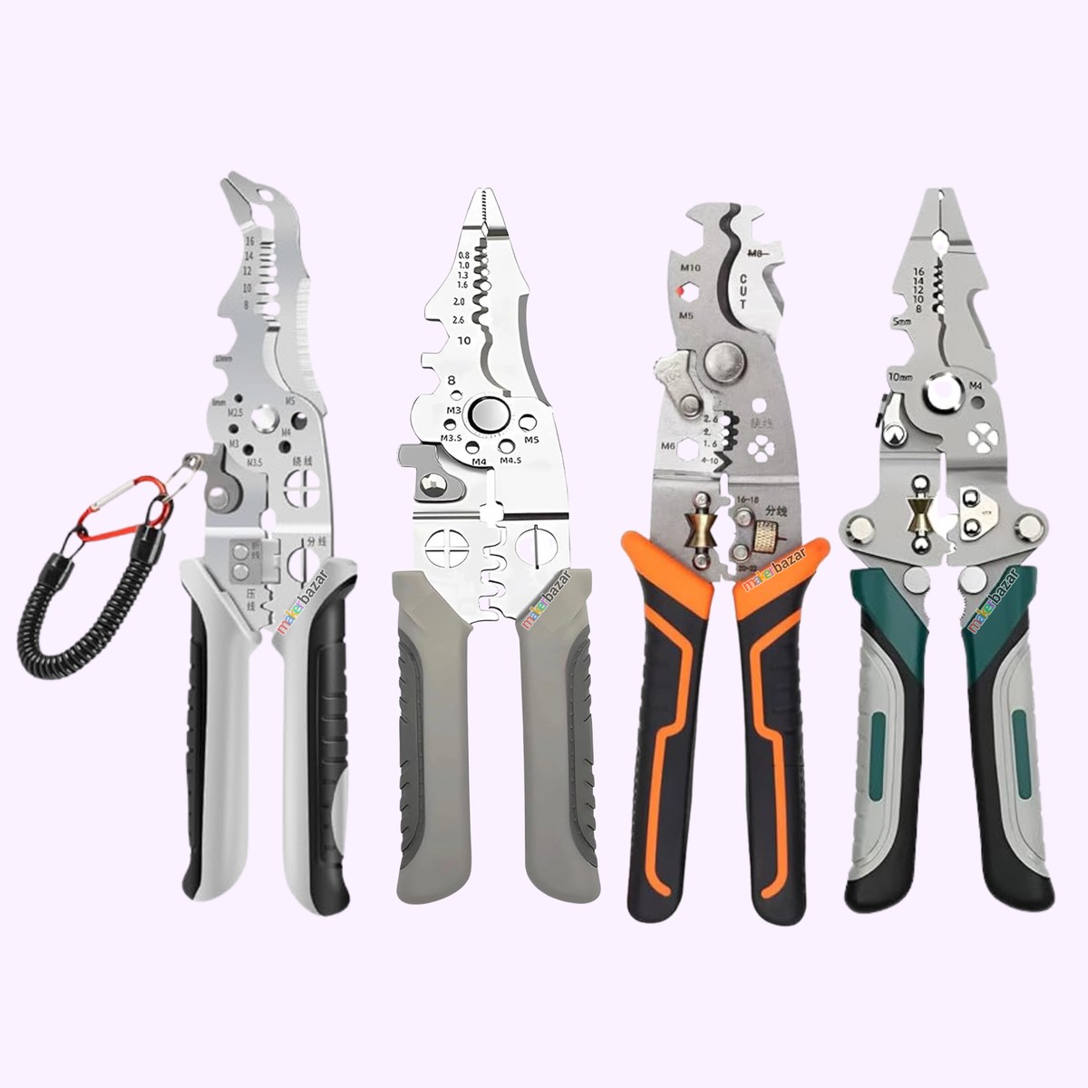 Multifunctional Wire Stripper, Crimper & Cable Cutter Tool Plier