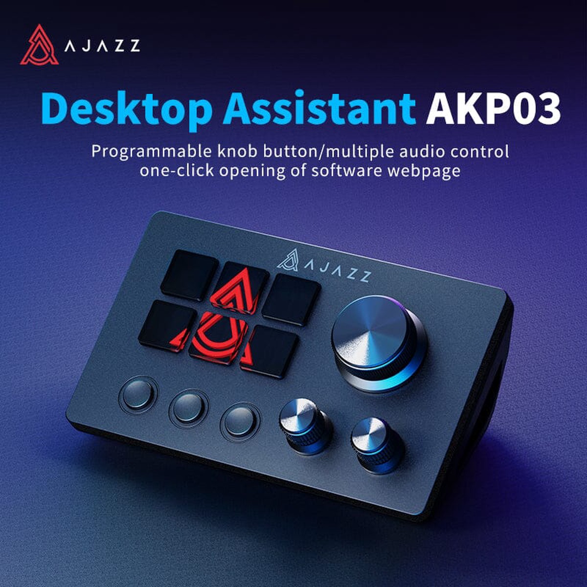 AJAZZ AKP03 Programmable Buttons Desktop Controller