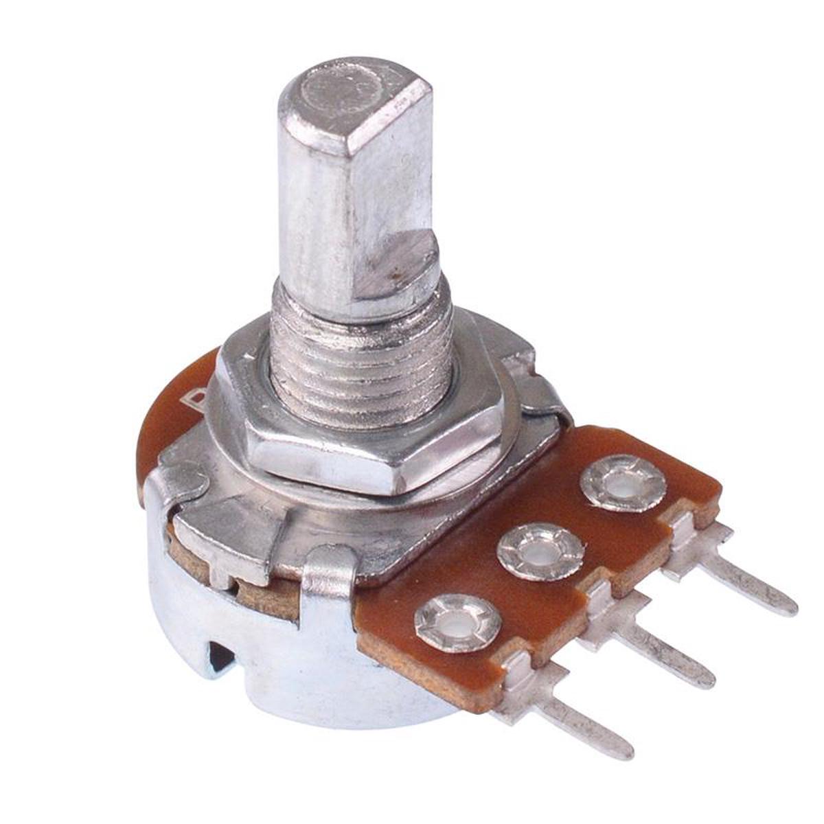 10K 16mm Linear Splined Potentiometer D Shaft