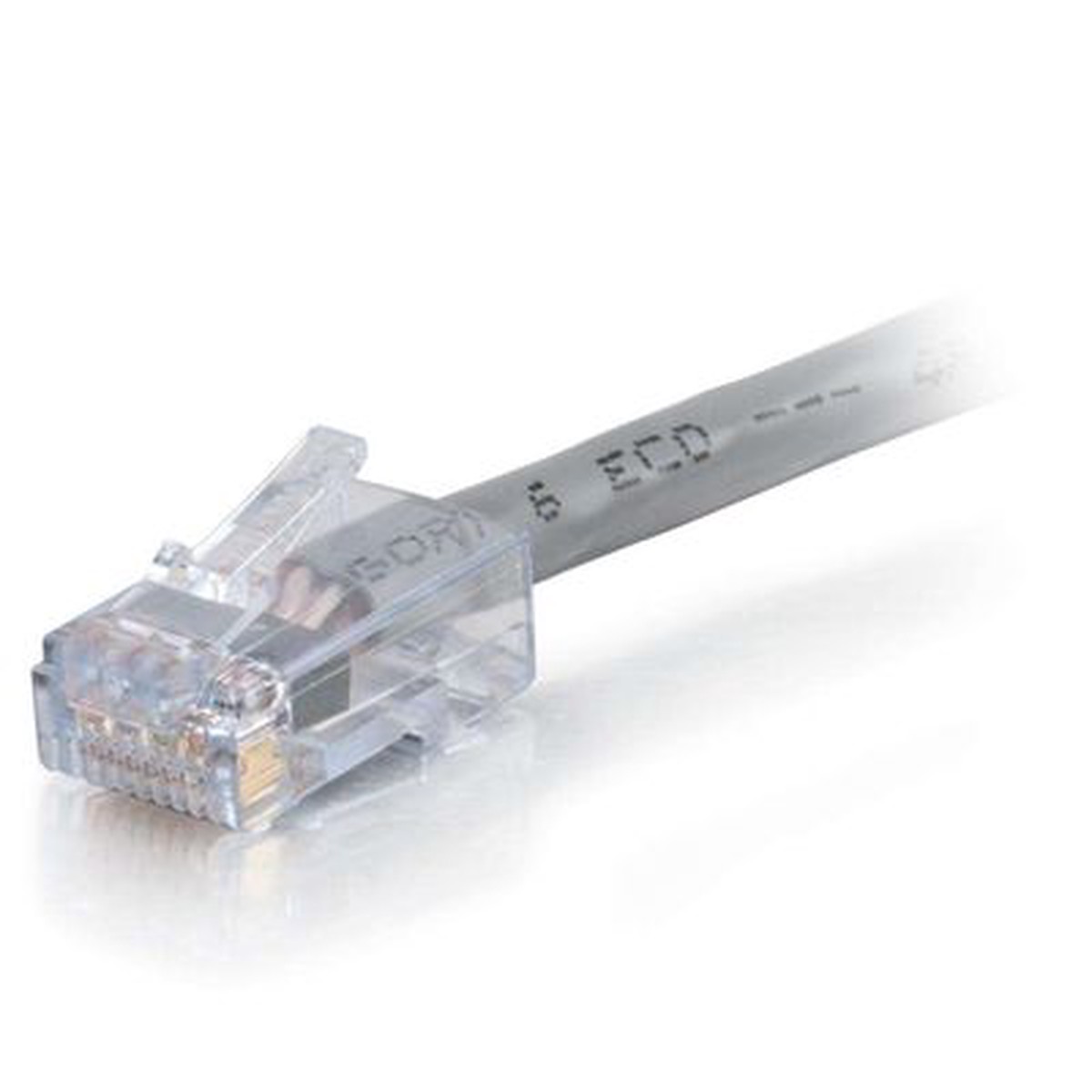 CABLES TO GO 15274 50ft Cat6 550MHz Assembled Plenum Patch Cable - Gray