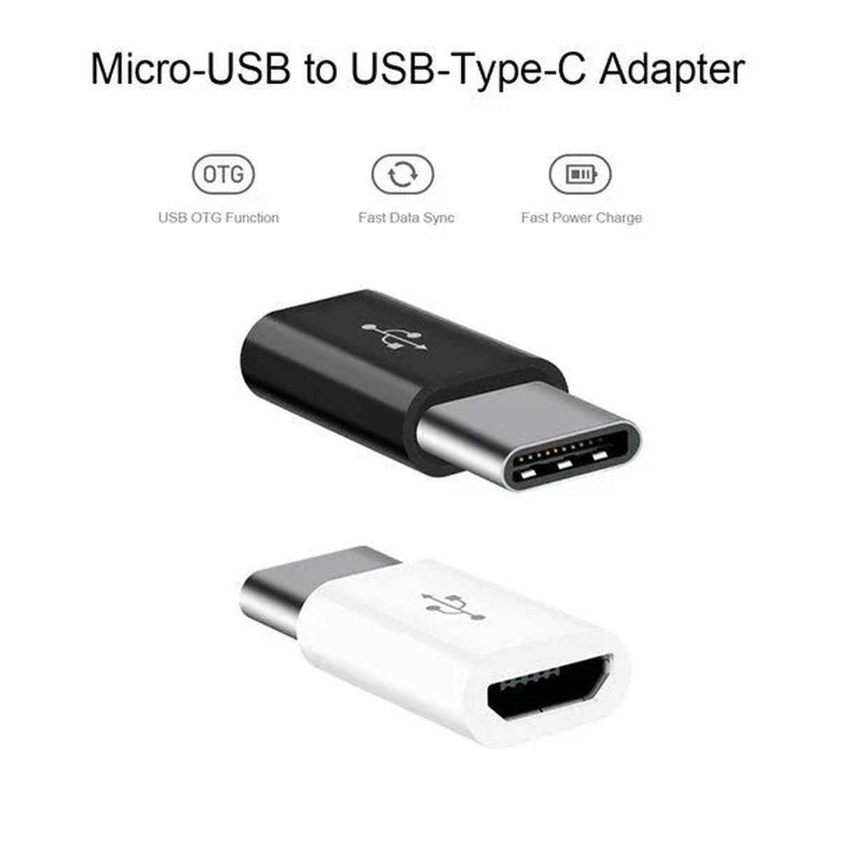 Micro USB to Type-C adapter