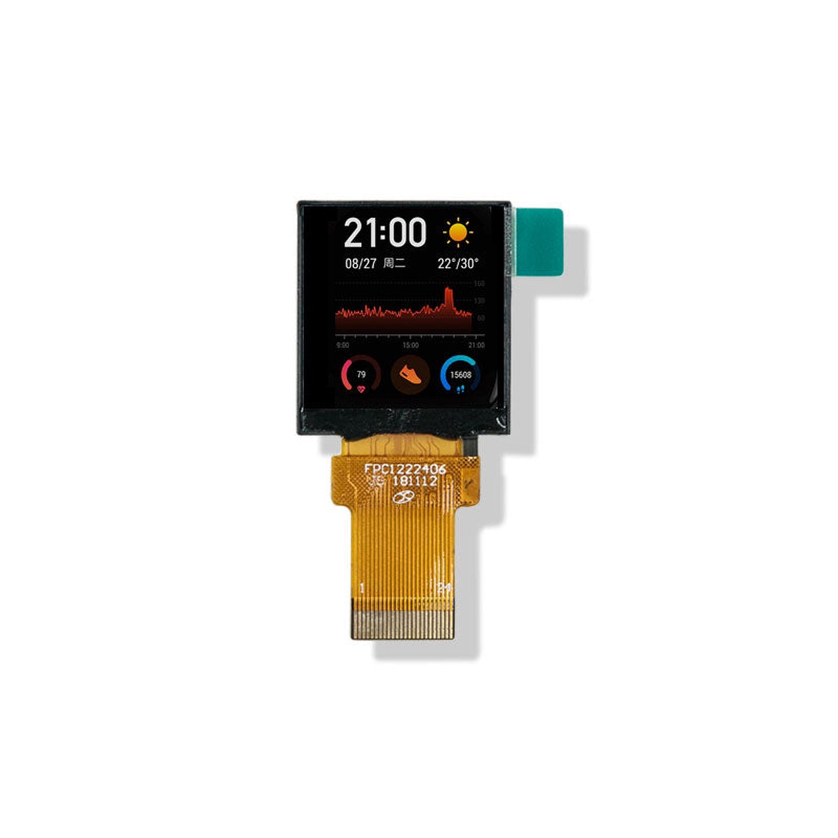 1.22 Inch Square LCD Screen 240x240 MCU Interface IPS Parallel Port Square LCD Module