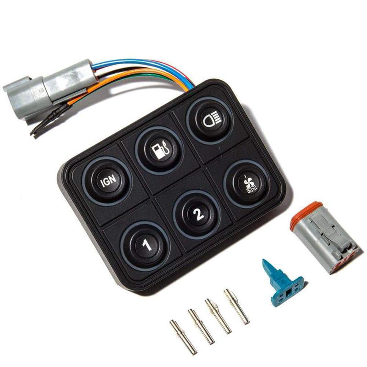 ECUMaster 6 Button CAN Keypad (ECUKB6)