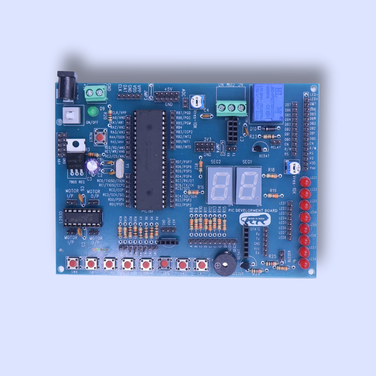 PIC Microcontroller Development Board Prototyping & Learning Kit