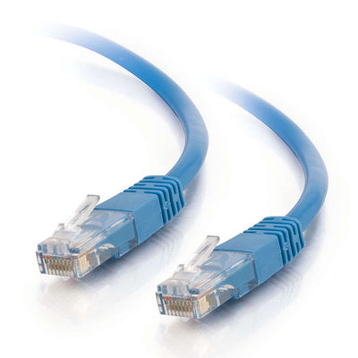 CABLES TO GO 15160 20ft Cat5E 350 MHz Solid Patch Cable - Blue