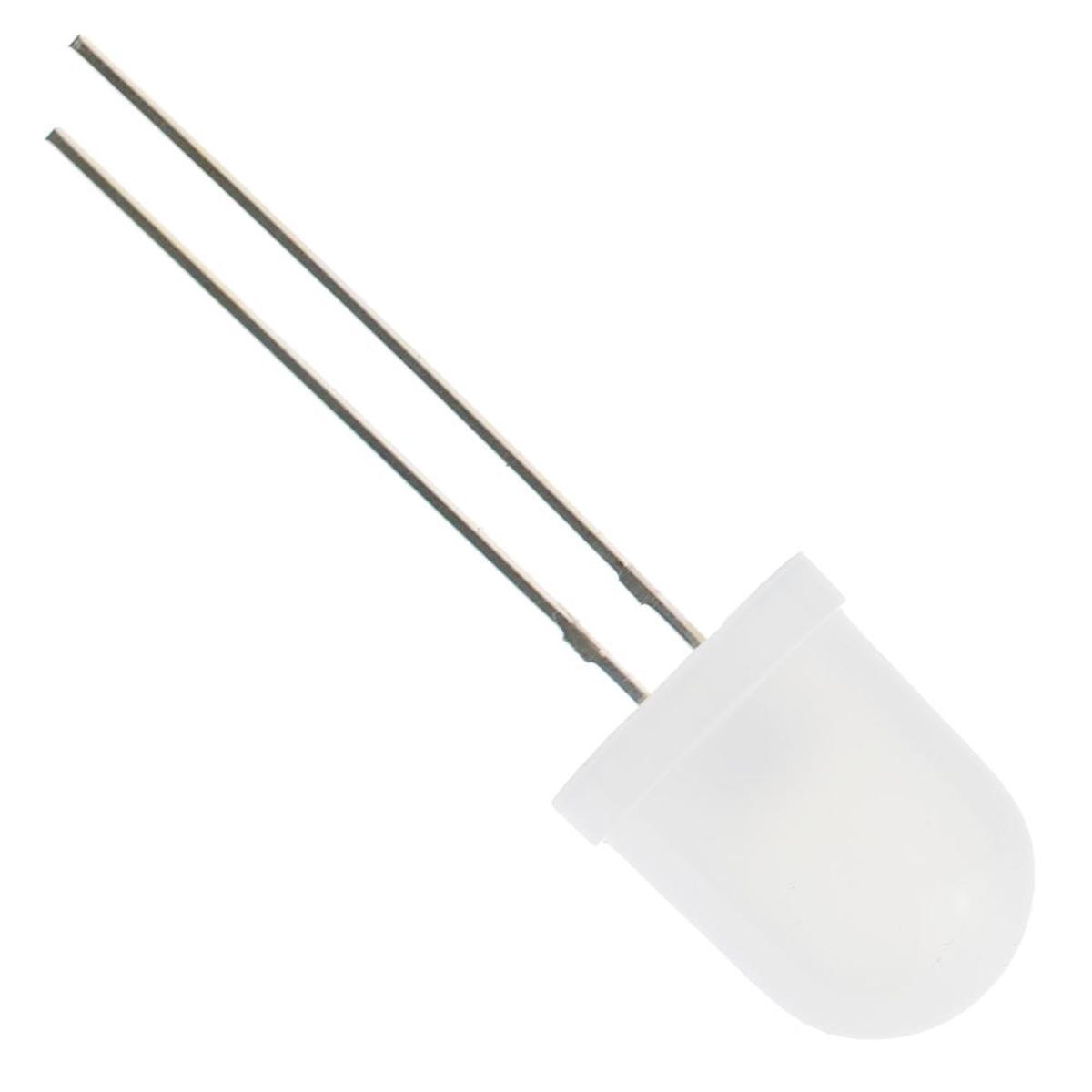 White 10mm LED Diffused 5000mcd 40