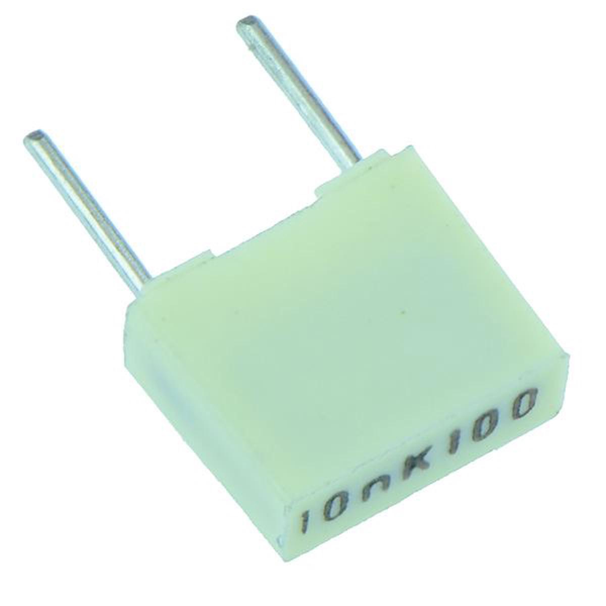 22nF 100V 5mm Polyester Box Capacitor 10% R82EC2220AA50K