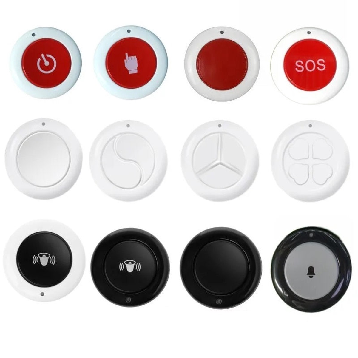 433Mhz RF Wireless Remote Control Key Round Switch