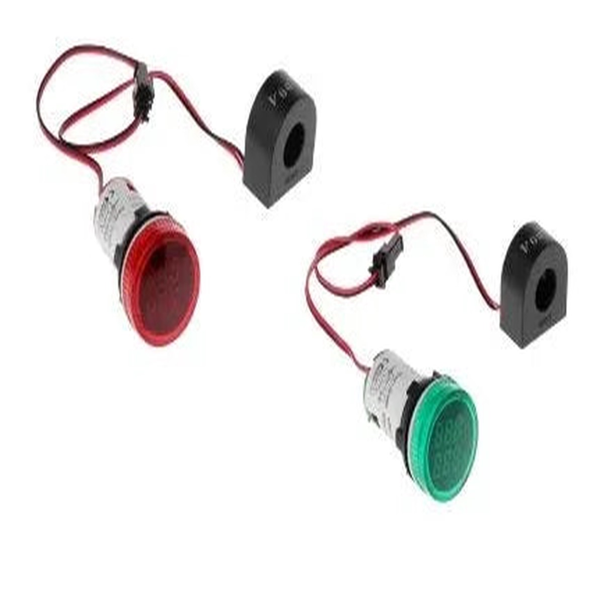 Round LED Hertz Meter Indicator Light with Transformer