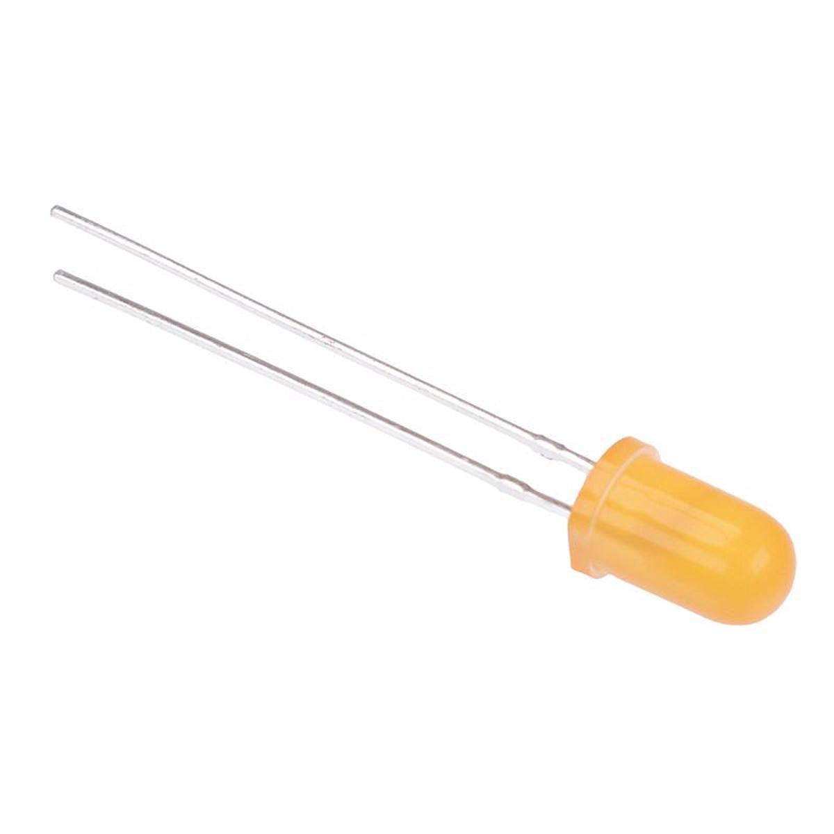 Orange 5mm Diffused LED 120mcd 60