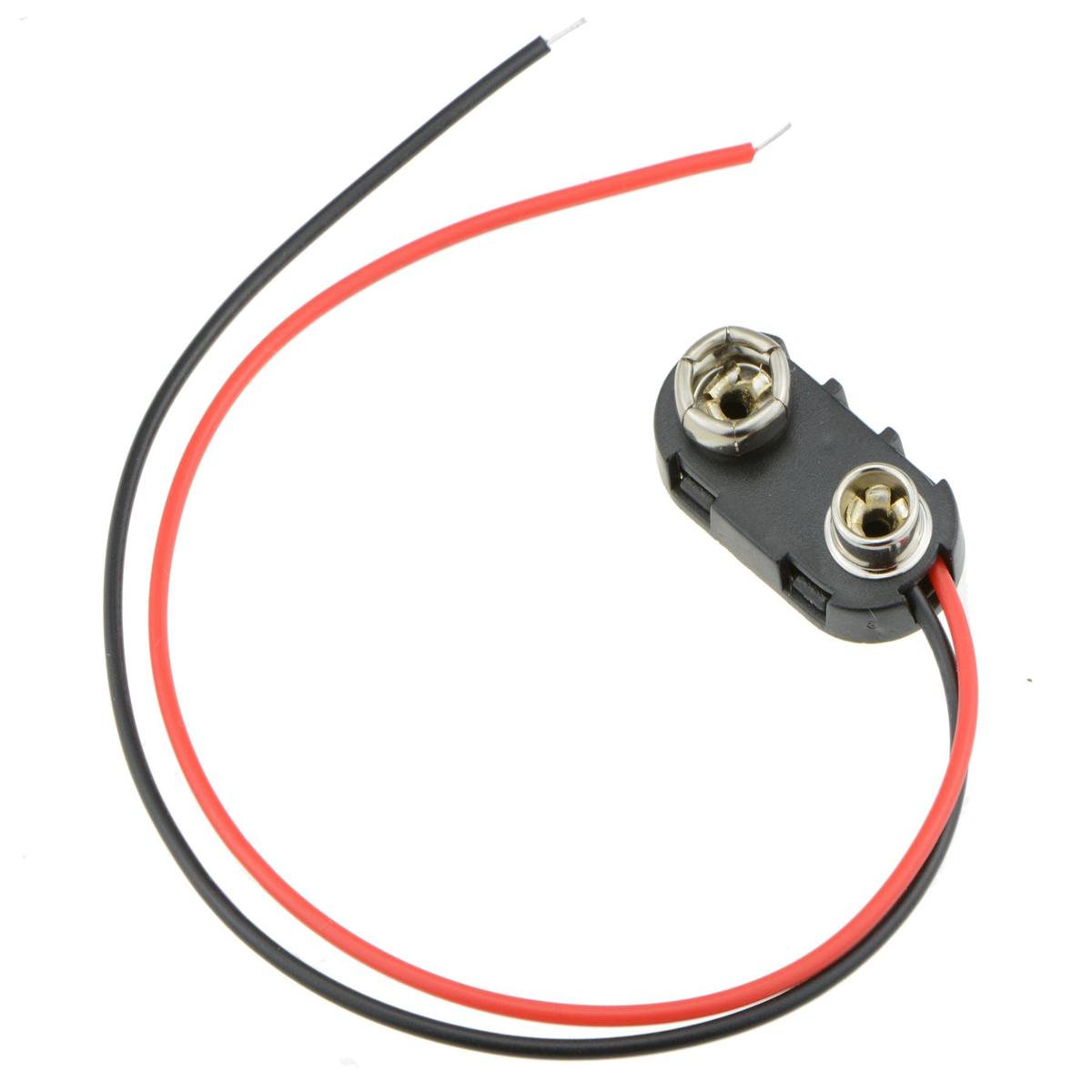 PP3 9V Battery Clip 150mm