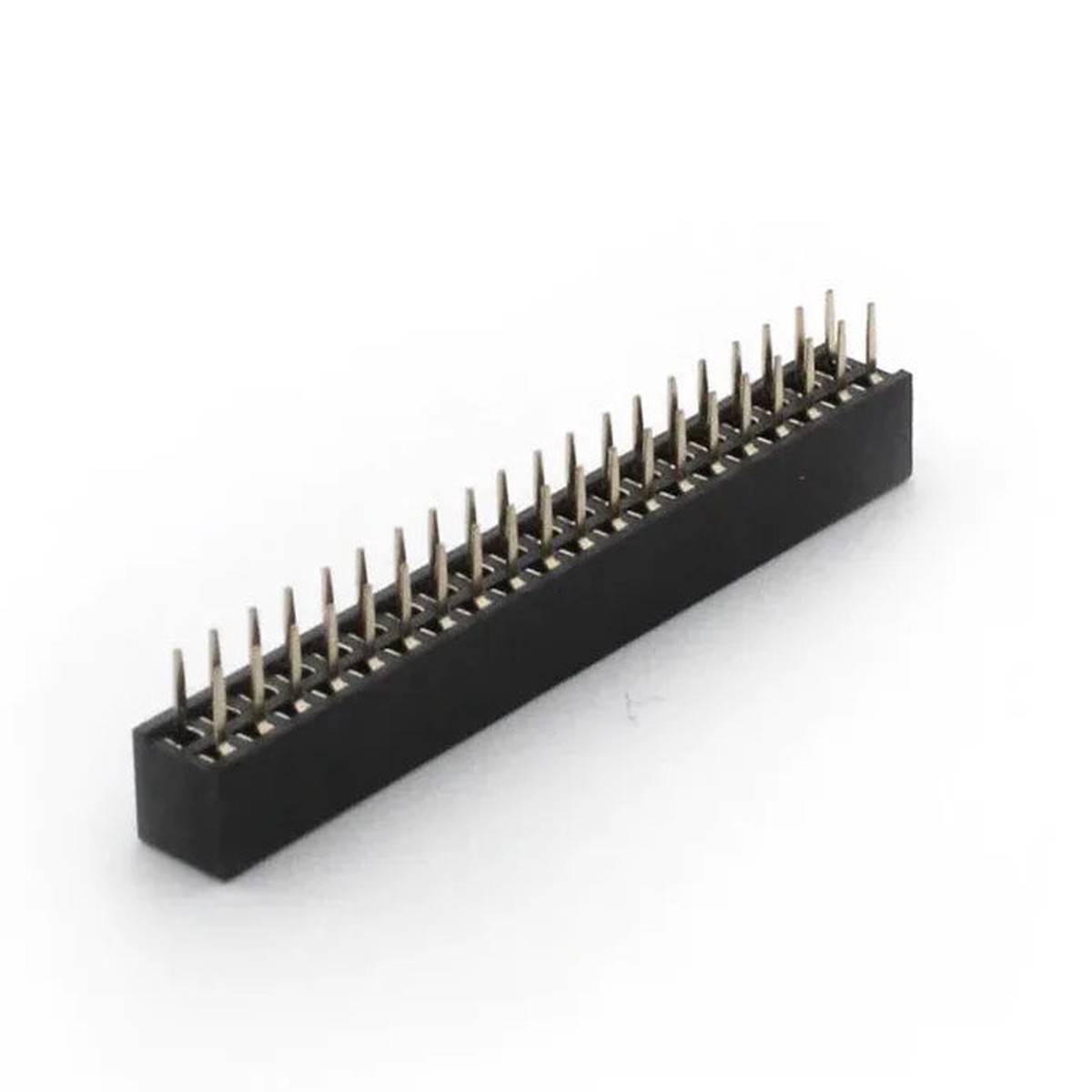 40P Double Row Female Straight Header