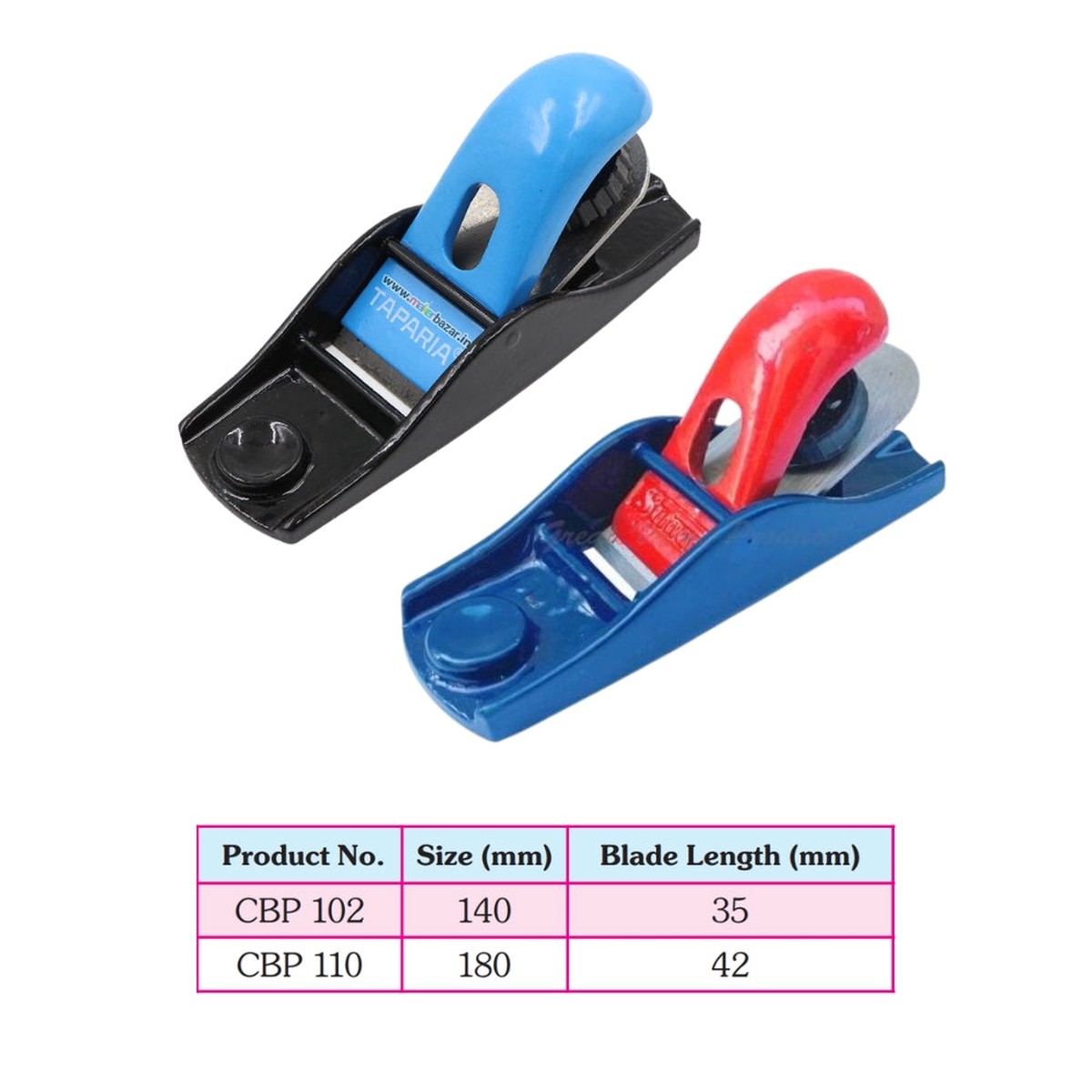 Taparia: CBP Carpenter Block Plane