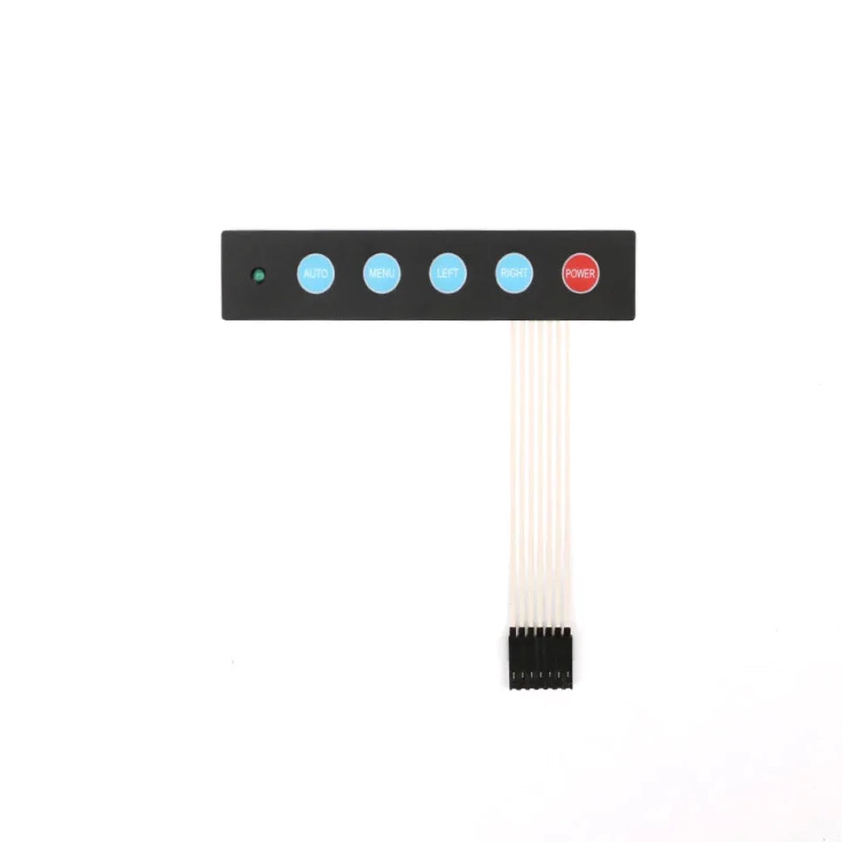 1x5 Dot Array 5 Button Menu Keyboard