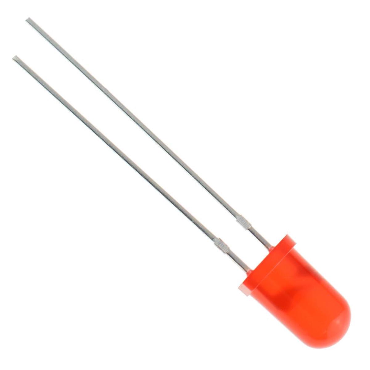 Red 5mm LED Diffused 400mcd 40