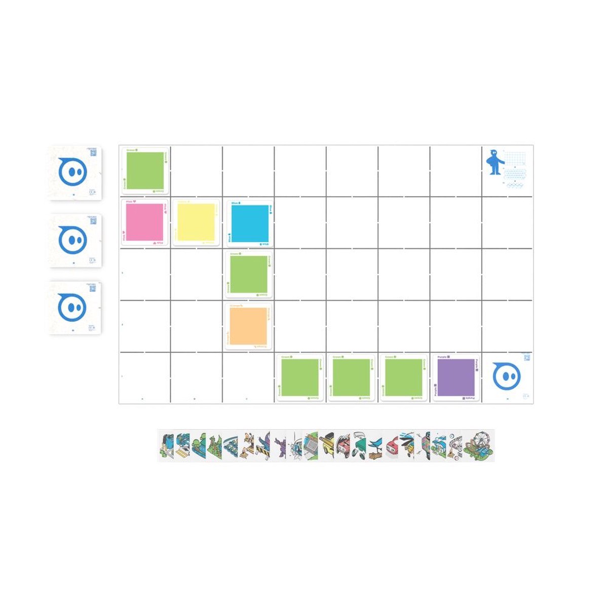 Sphero indi Folding Code Mat (4 Pack)