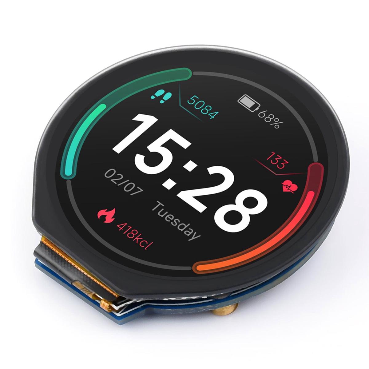 1.28" Round Touchscreen LCD Display Module