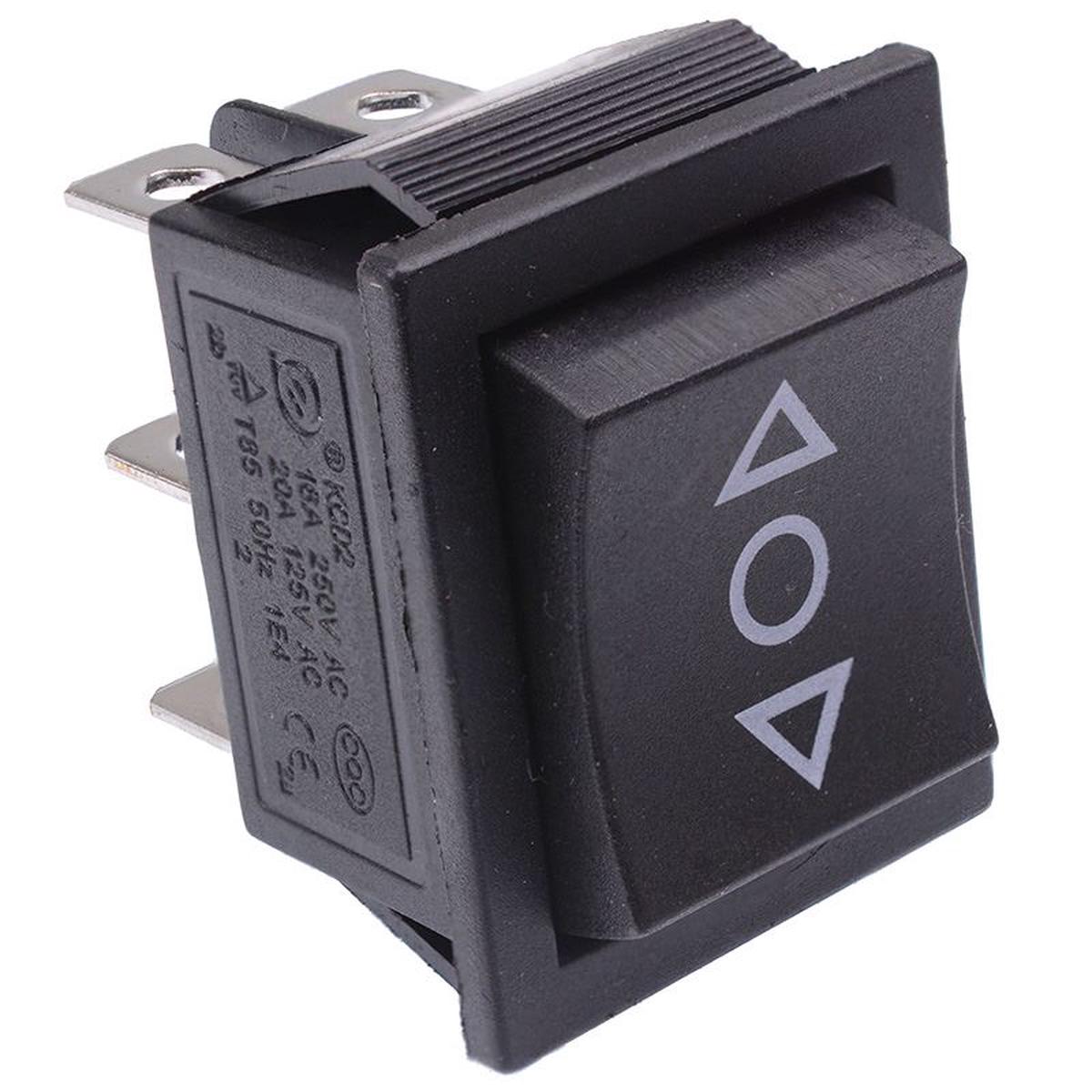 On-Off-On Rectangle Rocker Switch DPDT