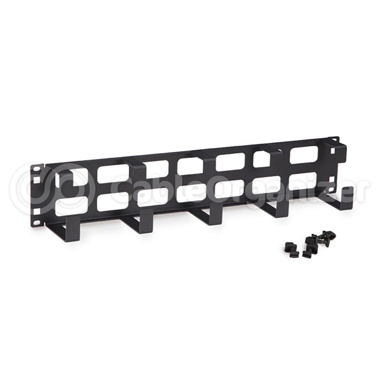 Kendall Howard 2U Tool-less D-Ring Cable Manager