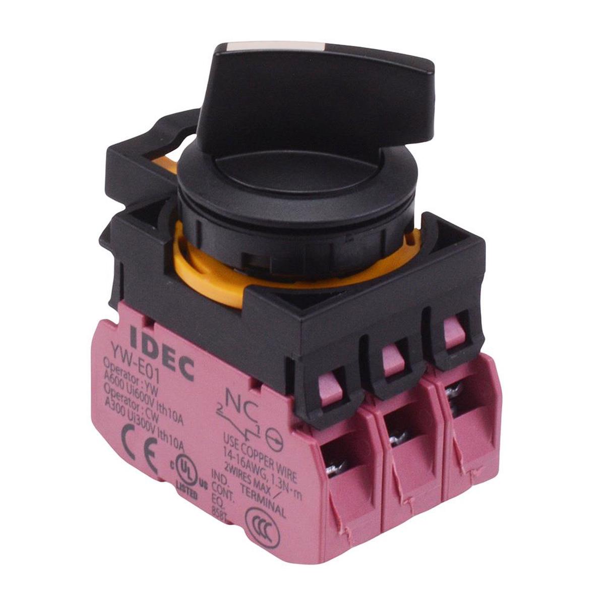 CW1S-3E03 3 Position Selector Switch3NC IP65 IDEC