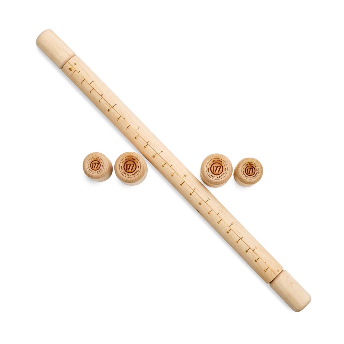 Milk Street Adjustable Maple Wood Rolling Pin