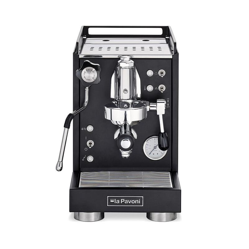 La Pavoni Mini Cellini Nera Espresso Machine #LPSMCB01US