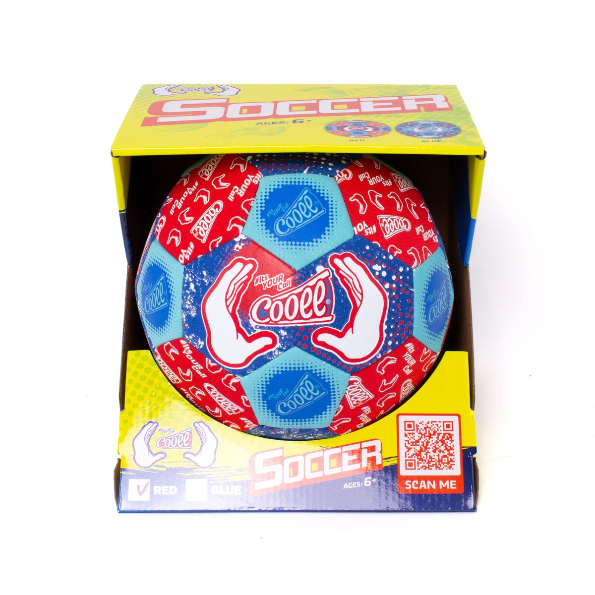 Cooee Soccer Ball - Red