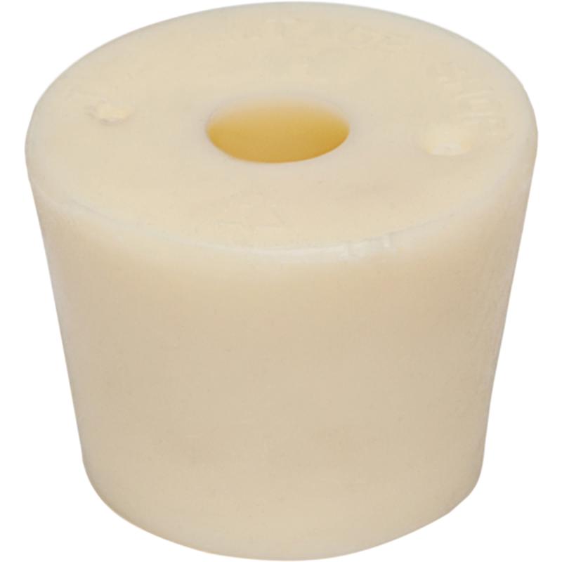 Size #6 Drilled Rubber Stopper
