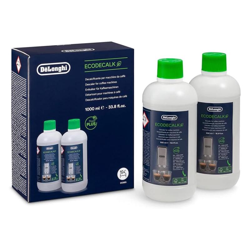 DeLonghi EcoDecalk Descaler Liquid 2 Pack, 500ml each