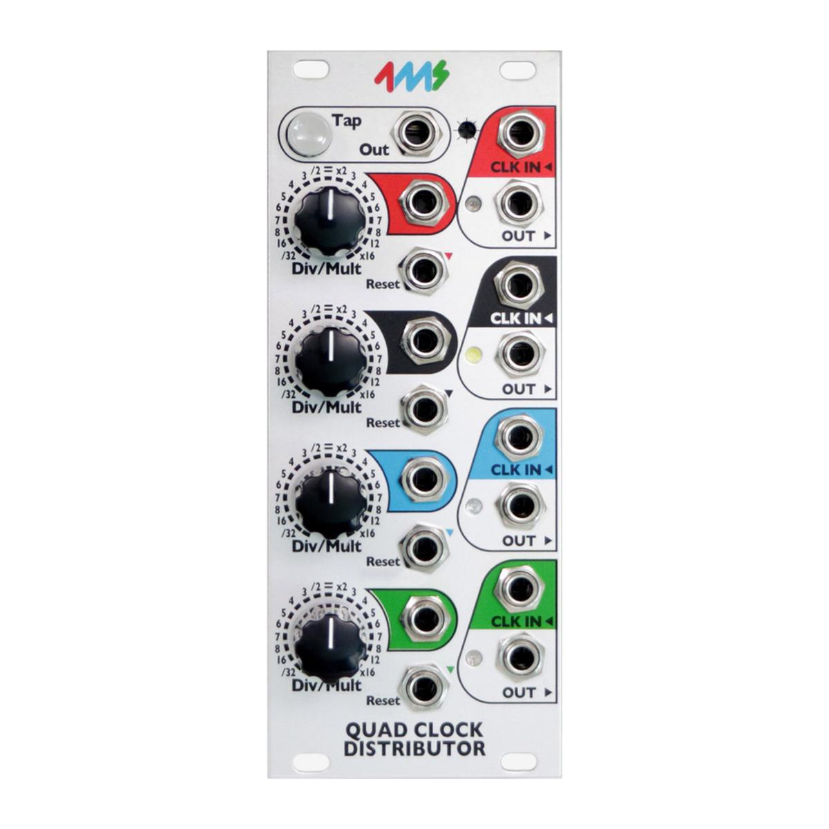 4ms QCD Quad Clock Distributor Module